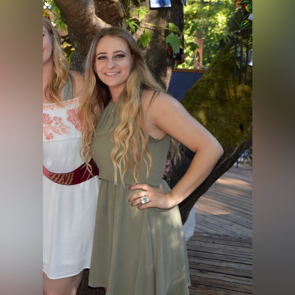 Flowy Green Dress
